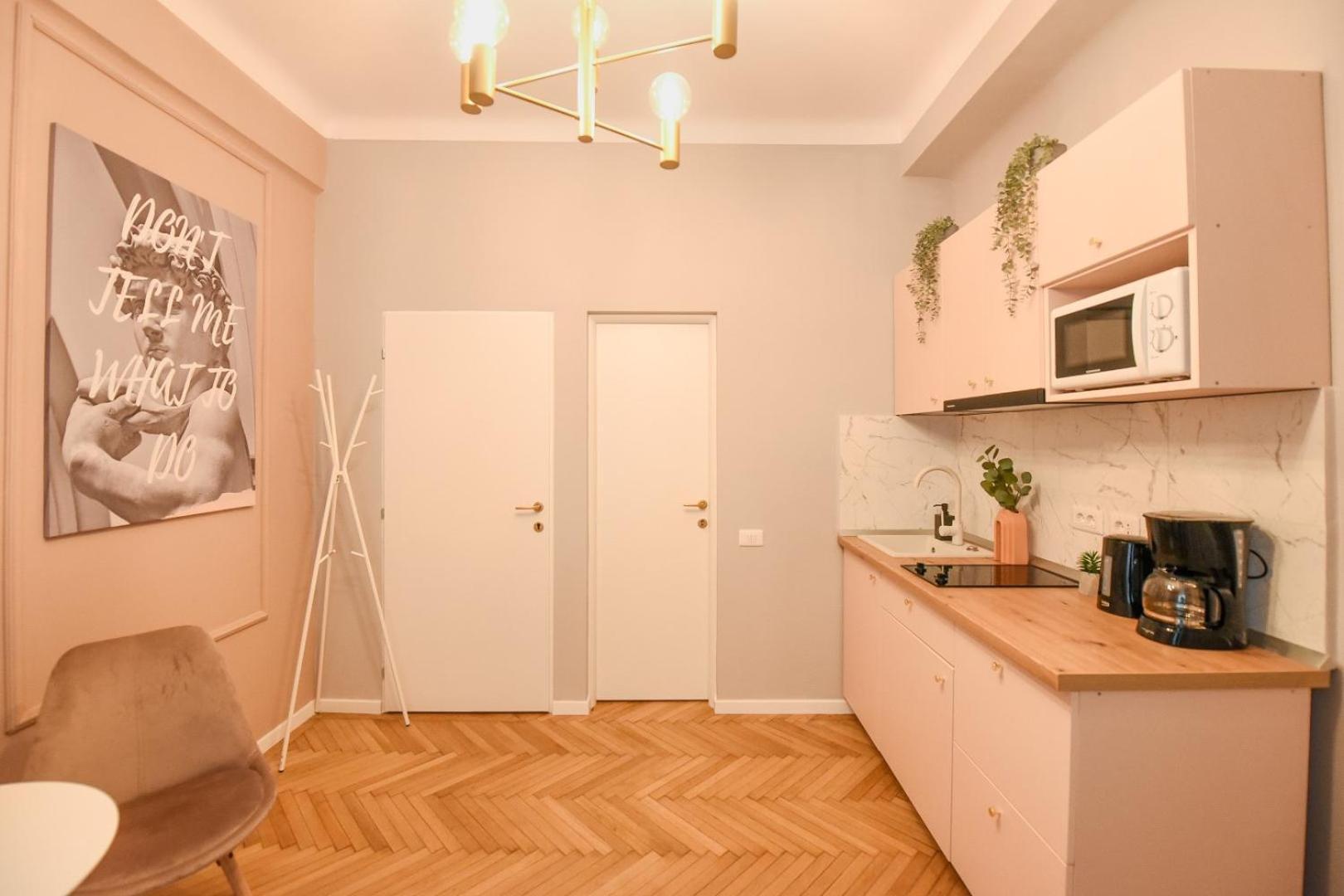 בוקרשט Modern Stay - Central Studios With Wall Projector Near Radisson חדר תמונה